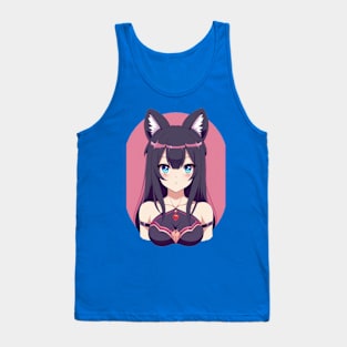 Anime Cat Girl Tank Top